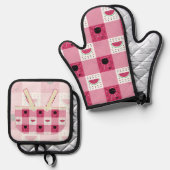 Zomerpicknick Ovenwant & Pannenlap Set (Voorkant / Achterkant)
