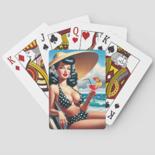  zomerpin-up pokerkaarten