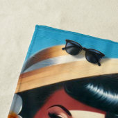  zomerpin-up strandlaken (In situ)