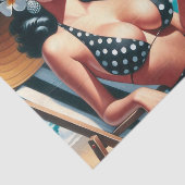  zomerpin-up tissuepapier (Detail)