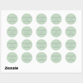 Zomerpint en marineslijpzegels ronde sticker (Vel)