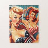  zomerpinups legpuzzel (Verticaal)