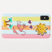 Zomerplezier Case-Mate iPhone Case (Achterkant (horizontaal))