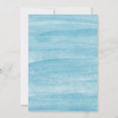 Zomerplezier in de zon verjaardagsfeestje uitnodig kaart (Achterkant)