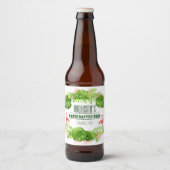 Zomerplezier Tropisch Bier Etiket (Voorkant)