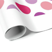 Zomerpolka stippen cadeaupapier (Rol Hoek)