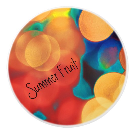 Zomerpomp (met type) Keramische Knob Knop (Voorkant)