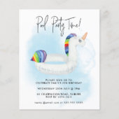 Zomerpool Regenboogregenboog Unicorn elke zondag (Voorkant)