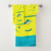 Zomerpret badhanddoekenset bad handdoek (Insitu)
