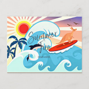 Zomerpret, Down Under Briefkaart