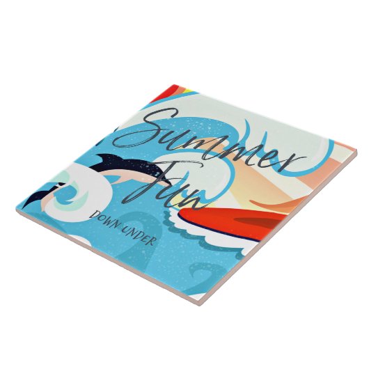 Zomerpret, Down Under Tegeltje (Zijkant)