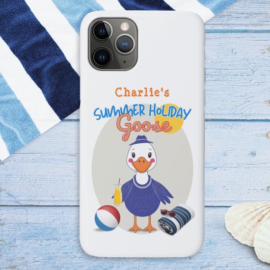 Zomerpret Gans Retro Persoonlijk Case-Mate iPhone Case