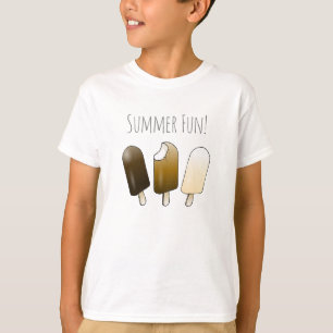 Zomerpret met ijs t-shirt