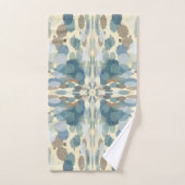 Zomerpret Oceaanspray Spat abstracte kunst Bad Handdoek (Handdoek)