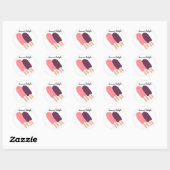 Zomerpret Ronde Sticker (Vel)
