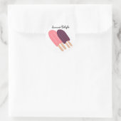 Zomerpret Ronde Sticker (Tas)