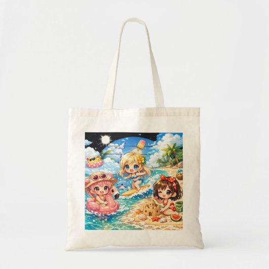 Zomerpret Tote Bag (Voorkant)
