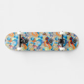 Zomerpretpatroon Skateboard (Horizontaal)