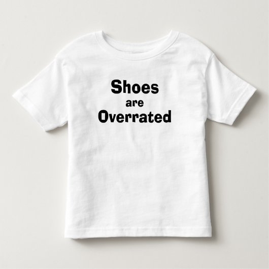 Zomerprijsopgave voor kinderen - De schoenen zijn Kinder Shirts (Voorkant)