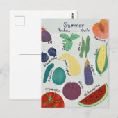 Zomerproductengids Briefkaart (Voorkant / Achterkant)