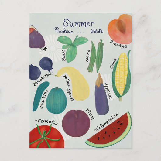 Zomerproductengids Briefkaart (Voorkant)