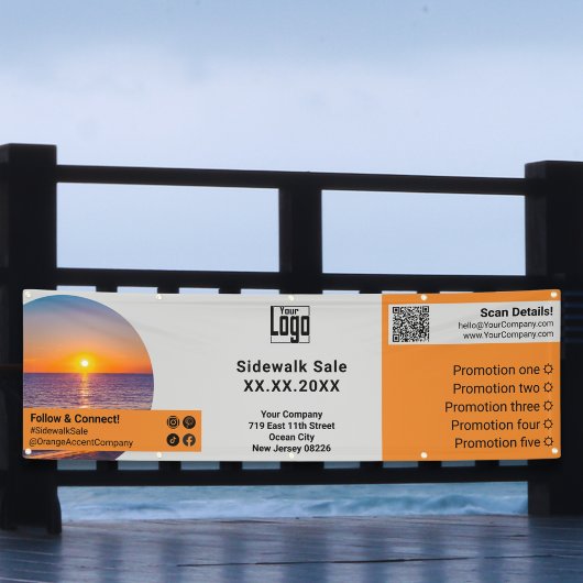 Zomerpromo · Horizontale Outdoor Spandoek