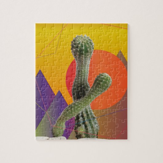 Zomerpuzzel met cadeaudoos legpuzzel (Verticaal)