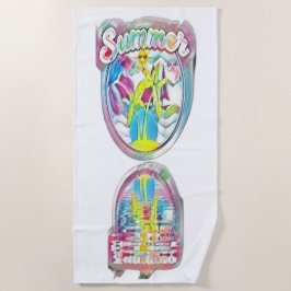 zomerreflectie strandlaken