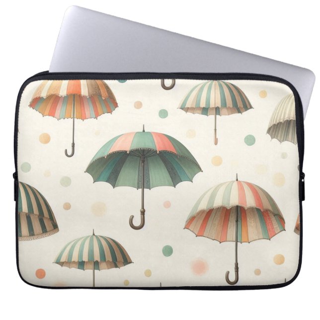 Zomerregen Laptop Sleeve (Voorkant)
