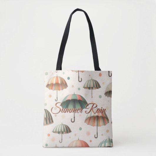 Zomerregen Tote Bag (Voorkant)