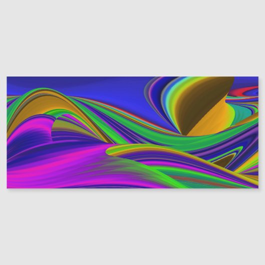 Zomerregenboog, Abstracte 3D Regenboogkunst (Voorkant)