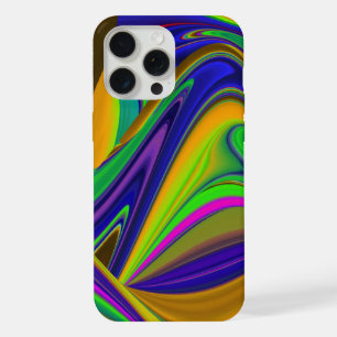 Zomerregenboog, Abstracte 3D Regenboogkunst iPhone 15 Pro Max Case