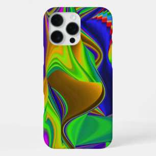 Zomerregenboog, Abstracte 3D Regenboogkunst iPhone 16 Pro Max Hoesje
