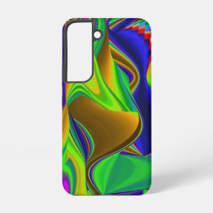 Zomerregenboog, Abstracte 3D Regenboogkunst Samsung Galaxy Hoesje
