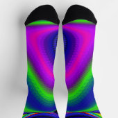 Zomerregenboog, Abstracte 3D Regenboogkunst Sokken (Top)