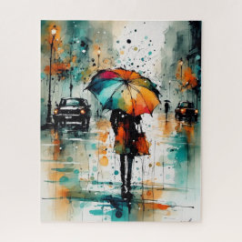 Zomerregens in de stad 2 legpuzzel