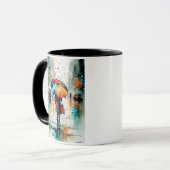 Zomerregens in de stad 2 mok (Voorkant links)