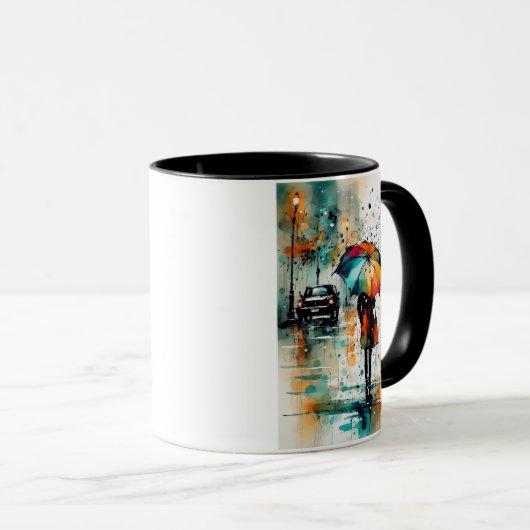 Zomerregens in de stad 2 mok (Voorkant rechts)