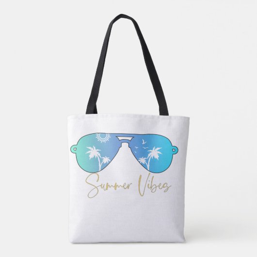 Zomerreisplezier Tote Bag (Achterkant)
