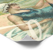  zomerretro Victoriaans Poster (Hoek)