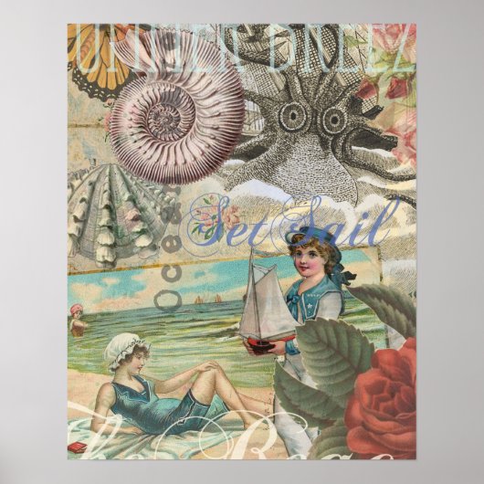  zomerretro Victoriaans Poster (Voorkant)