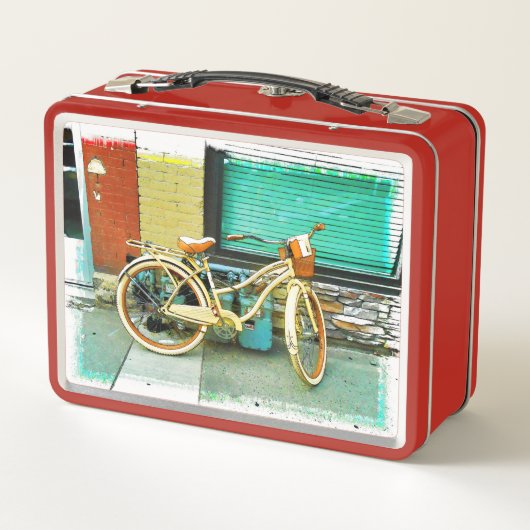 Zomerrit - Gele Fiets (Achterkant)