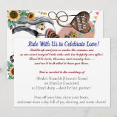 Zomerrit naar Forever - Cowgirl Wedding Bliss Kaart (Voorkant / Achterkant)