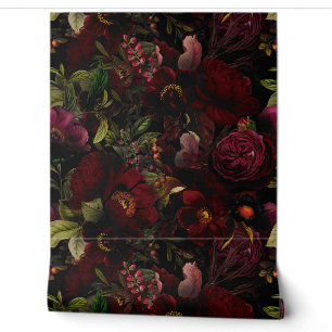  Zomerromantiek Maximalisme Moody Floral Behang