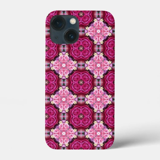 Zomerroze bloemenmotief rozen Case-Mate iPhone case (Achterkant)
