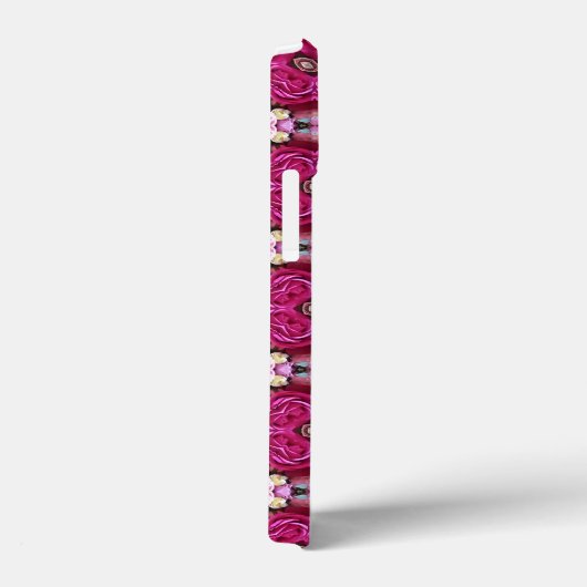 Zomerroze bloemenmotief rozen Case-Mate iPhone case (Achterkant / Rechts)