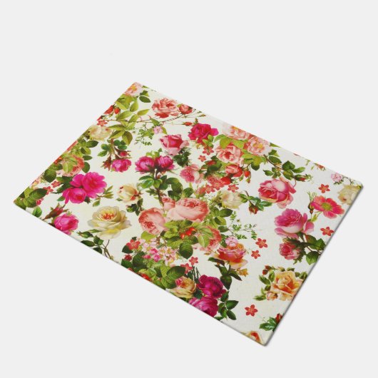  zomerroze pinda ' s bloemen deurmat (Schuin)