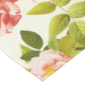  zomerroze pinda ' s bloemen tafelkleed (Gekanteld)