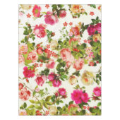  zomerroze pinda ' s bloemen tafelkleed (Voorkant)