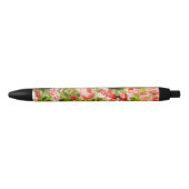  zomerroze pinda ' s bloemen zwarte inkt pen (Voorkant)
